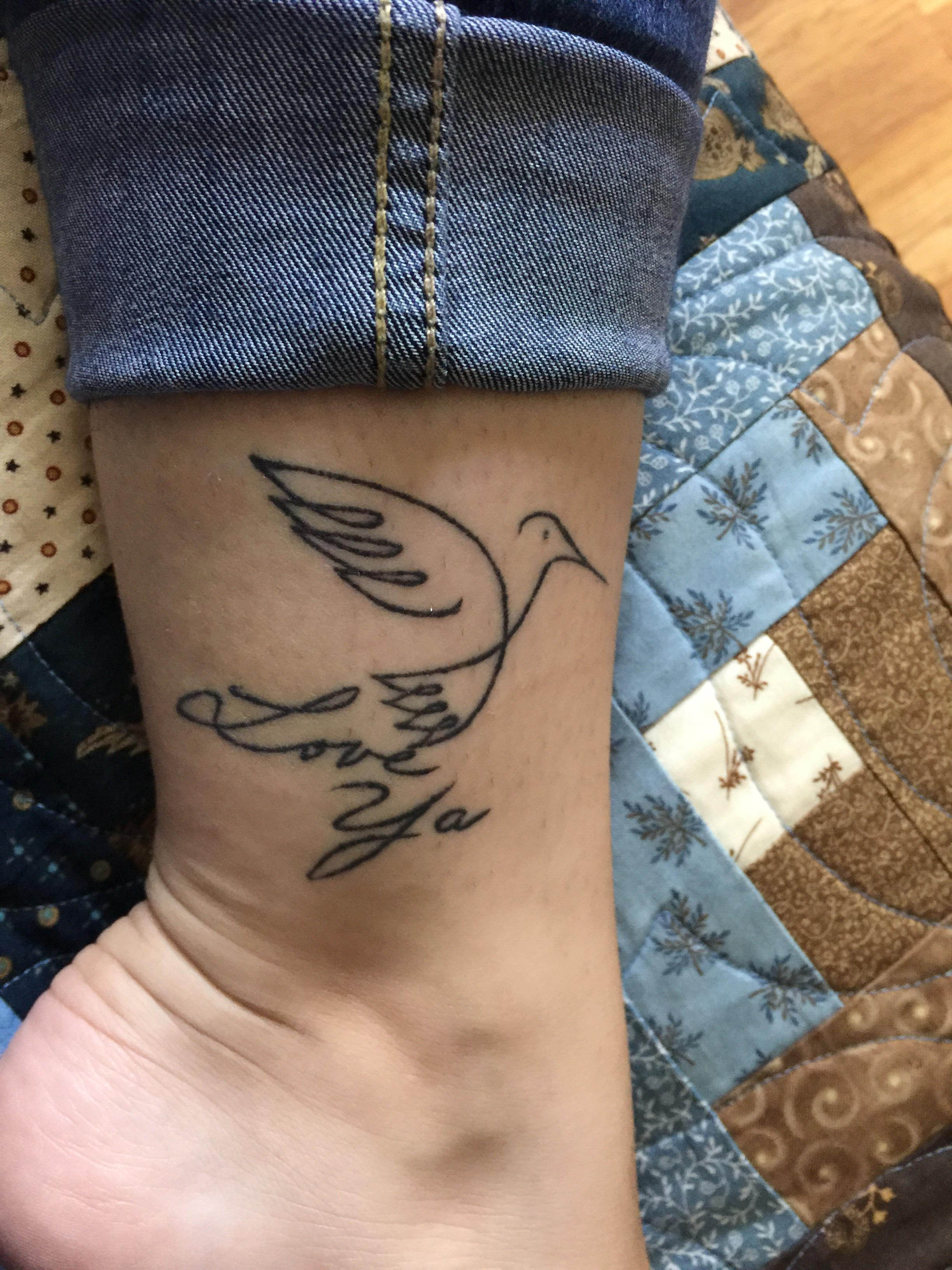 Memorial Tattoo For My Grandmother Her Handwriting And Favorite within proportions 2448 X 3264