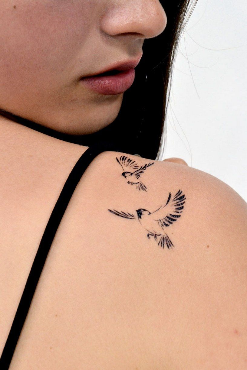 Minimalist Bird Tattoo Design Ideas 18 Tattoos Tattoos Shoulder within proportions 816 X 1224