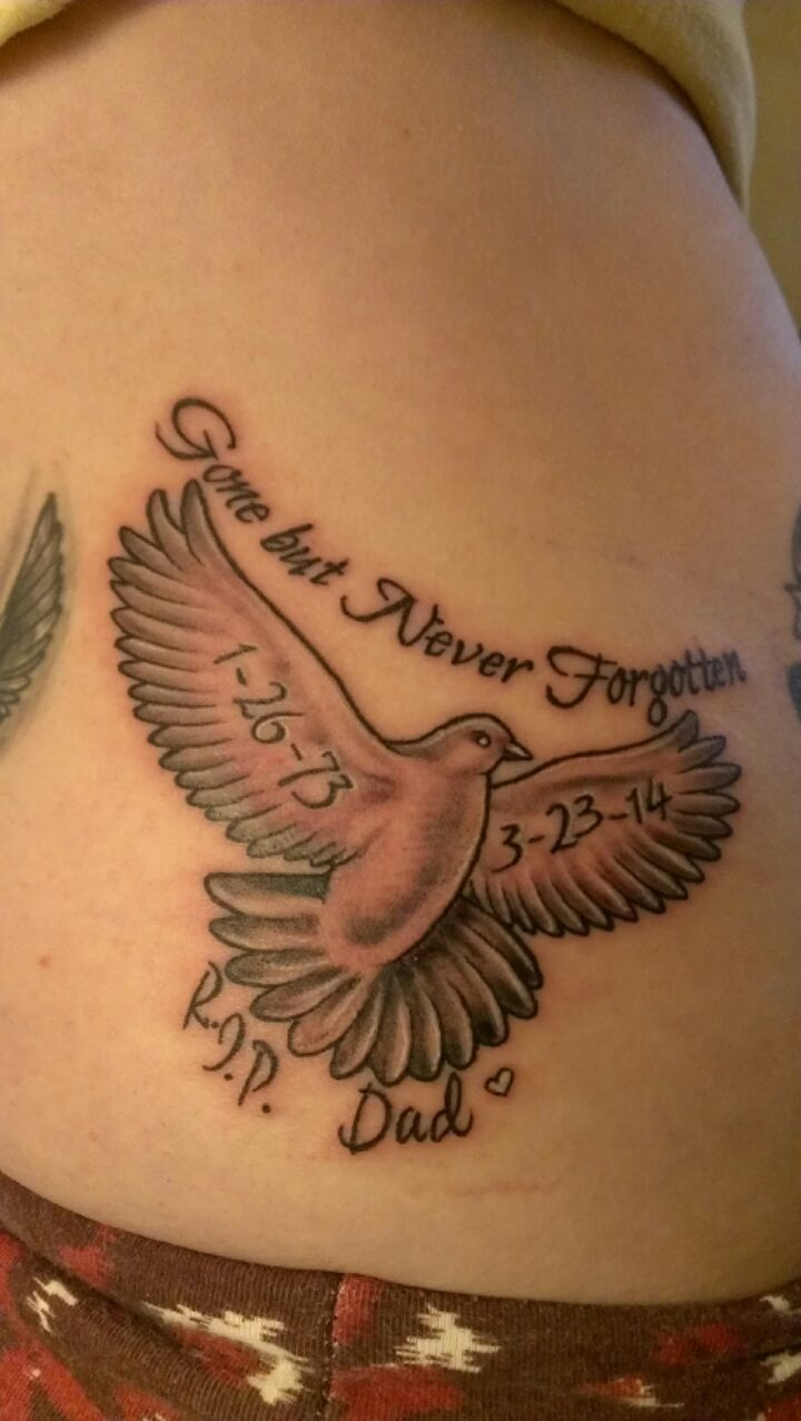 My 10th Tattoomy Dad Passed Away A Month Ago And I Felt The Need intended for proportions 720 X 1277