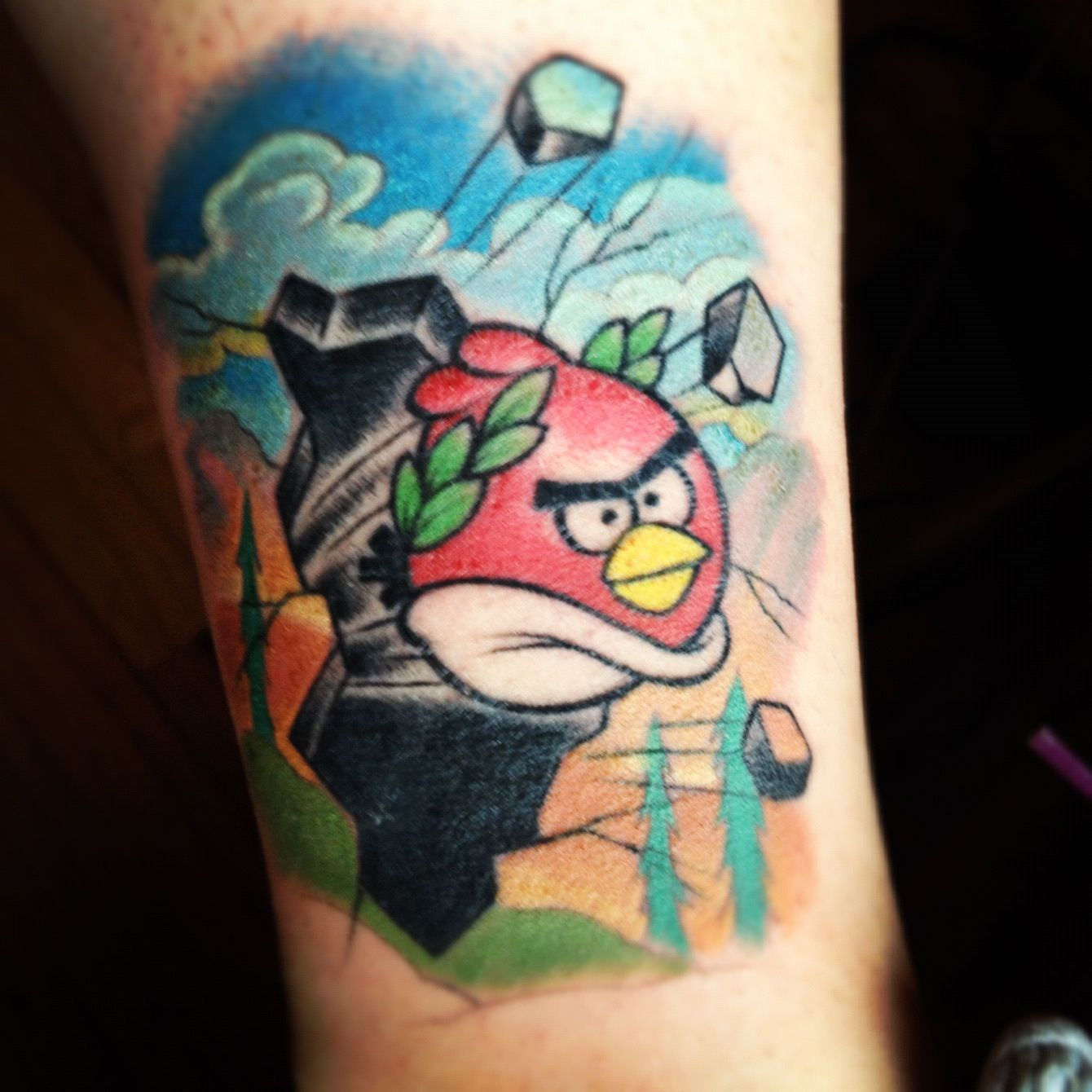 My Dante Angry Birds Tattoo Tattoo Rich Marafioti At Family pertaining to sizing 1340 X 1340