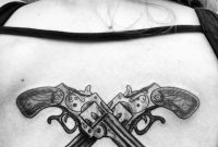 My First Tattoo Crossed Pistols Love Love Love It Tatted throughout proportions 1377 X 1377