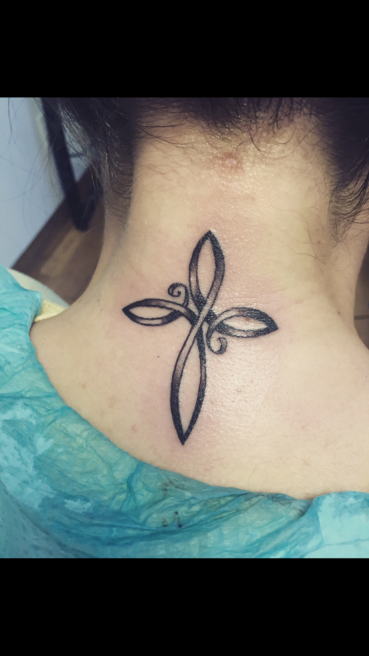 My Infinity Cross Tattoo Meaning That Jesus Loves Me Infinitely And intended for dimensions 1242 X 2208