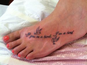 My New Tattooif Youre A Bird Im A Bird From The Notebook within proportions 2592 X 1936