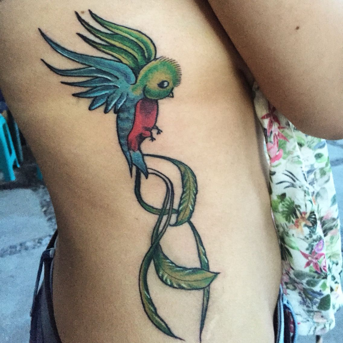 My Tattoo Quetzal Represents My Roots My Family My Coyntry within measurements 1136 X 1136