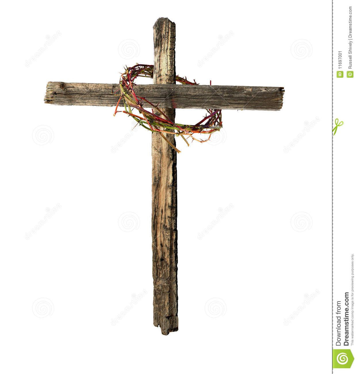 Old Wooden Cross With Bloody Crown Of Thorns Stock Image Image Of throughout proportions 1245 X 1300