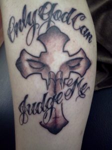 Only God Can Judge Me Cross With Closed Eyes And Praying Hands inside measurements 1536 X 2048