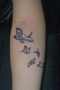 Origami Paper Crane Tattoo Ink Factory Tattoos Paper Crane within sizing 2304 X 3456