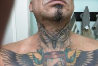 Owl Throat Tattoo Men Tattoos Throat Tattoo Tattoos Tattoos pertaining to sizing 1280 X 960