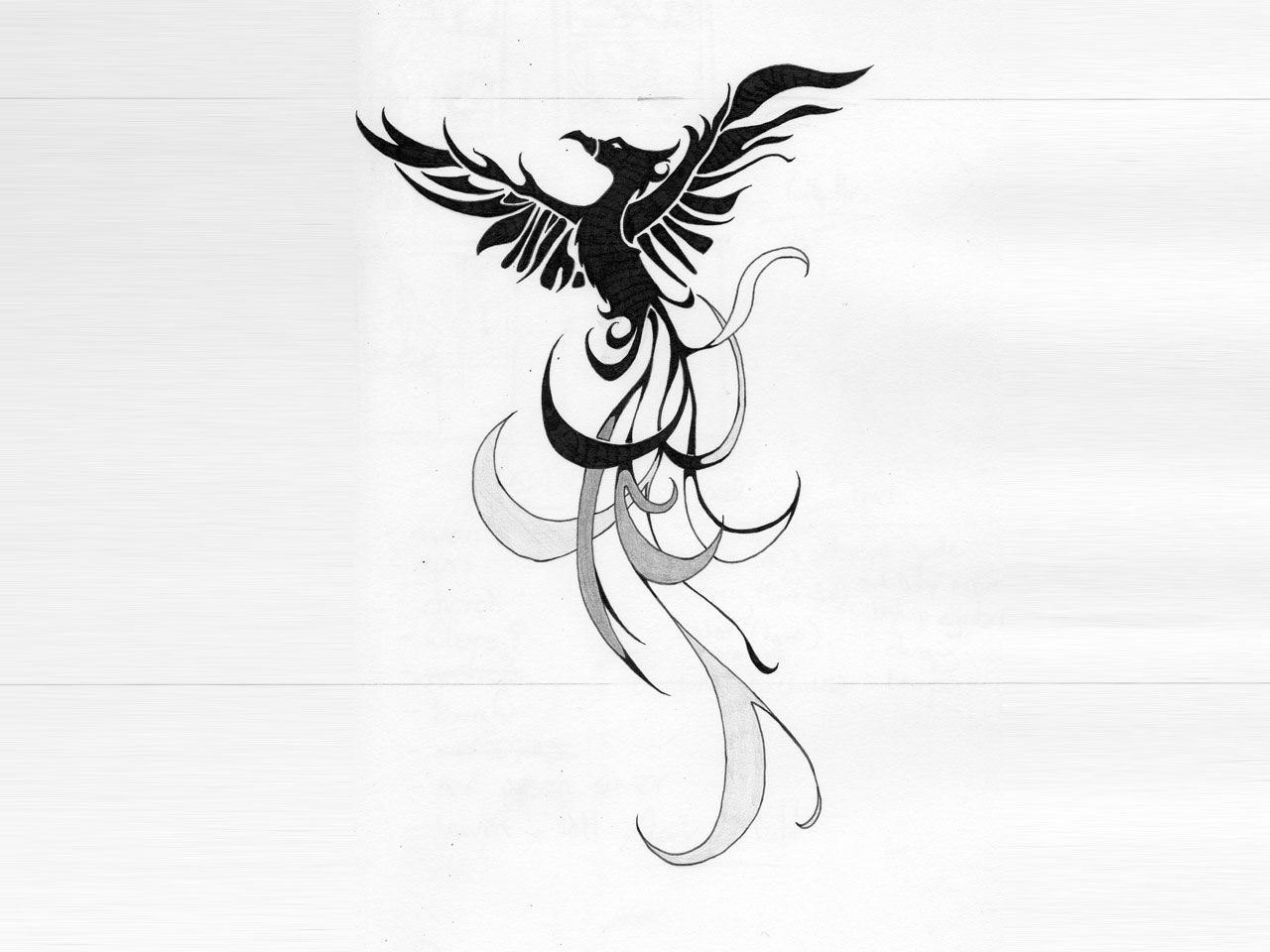 Phoenix Bird Tattoo Free Designs Phoenix Freedom Tattoo intended for dimensions 1280 X 960