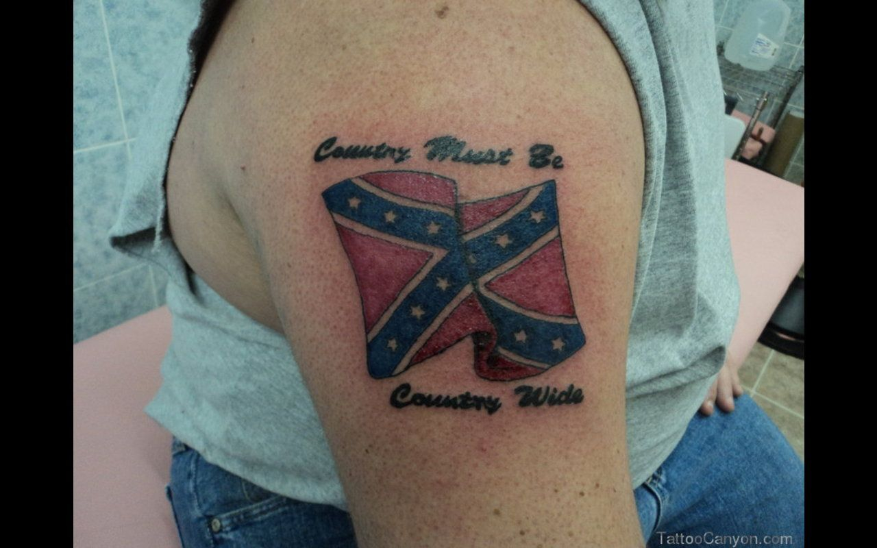 Photos Confederate Flag Tattoo Designs American Flag Tattoo inside measurements 1280 X 800