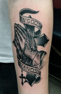 Pics Photos Praying Hands Rosary Cross Tattoo Tattoo Design for measurements 1500 X 2302