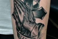 Pics Photos Praying Hands Rosary Cross Tattoo Tattoo Design intended for dimensions 1500 X 2302