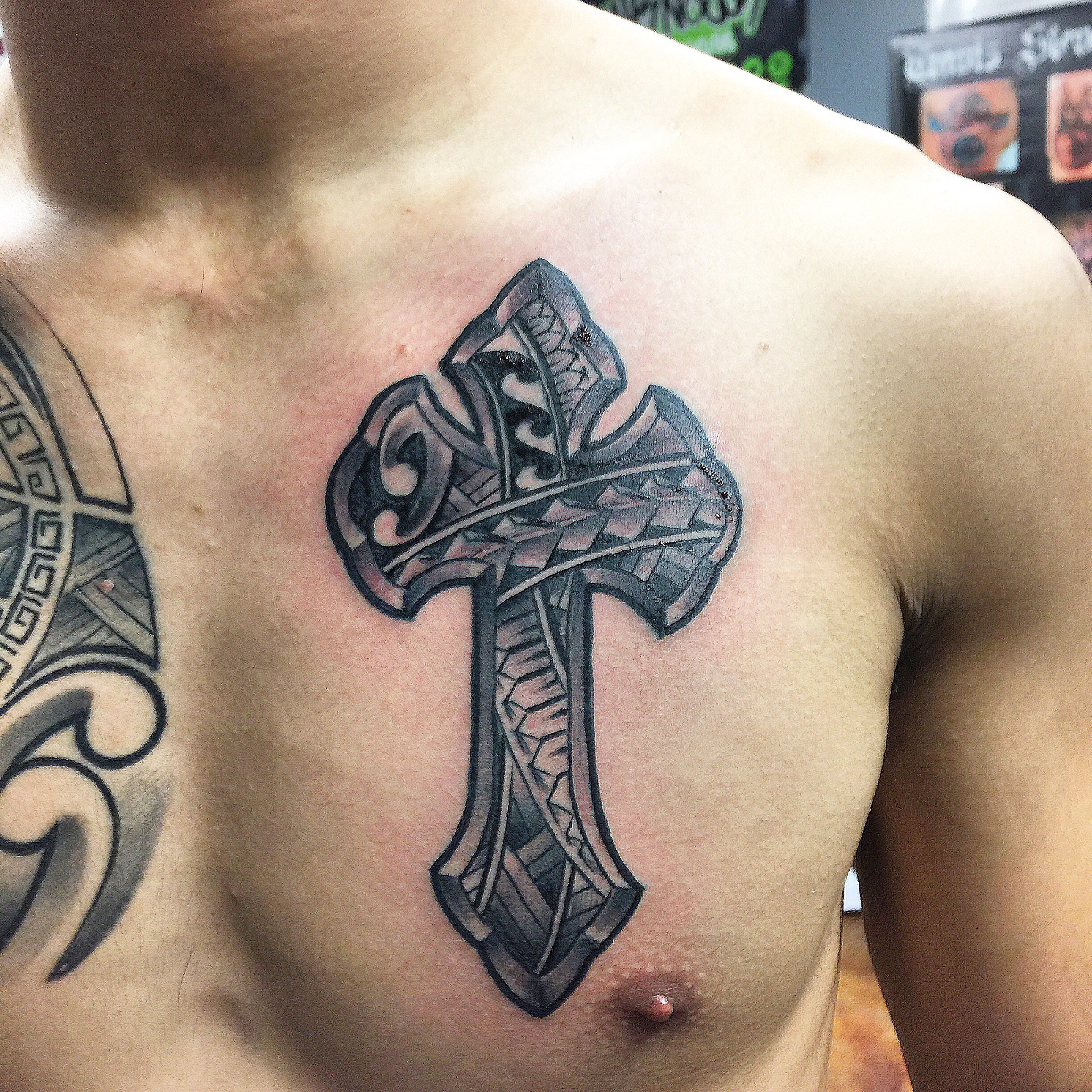 Polynesian Cross Tattoos Turkey with regard to sizing 2448 X 2448