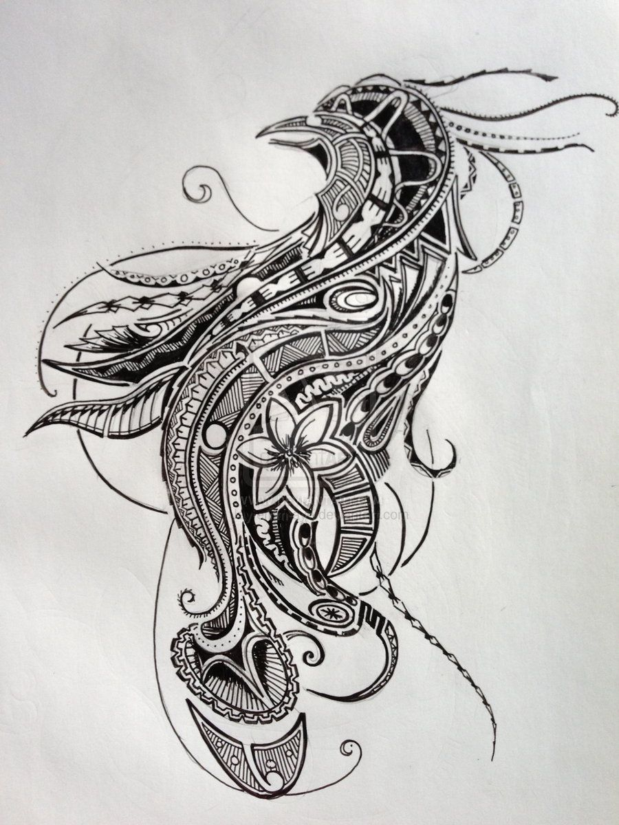 Polynesian Tattoo Bird Of Paradise Design Ii Jay Emm Aye On pertaining to dimensions 900 X 1200