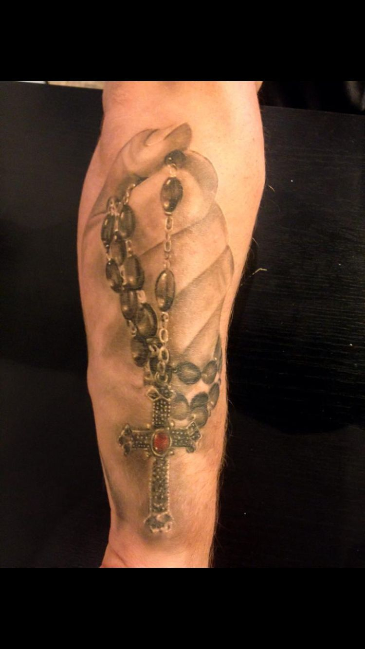 Praying Hands With Chain And Cross Tattoo Mini Denmark within dimensions 750 X 1334