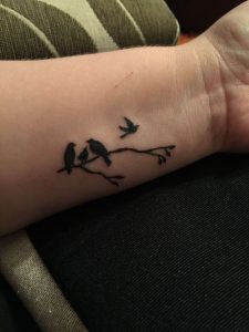 Pregnancy Loss Tattoo Three Birds On The Branch Is My Family And intended for dimensions 2448 X 3264