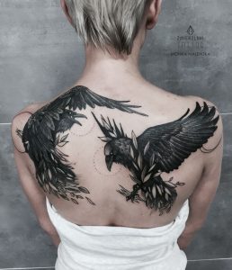 Raven Tattoo Meanings Designs And Ideas Tatring within size 1024 X 1192