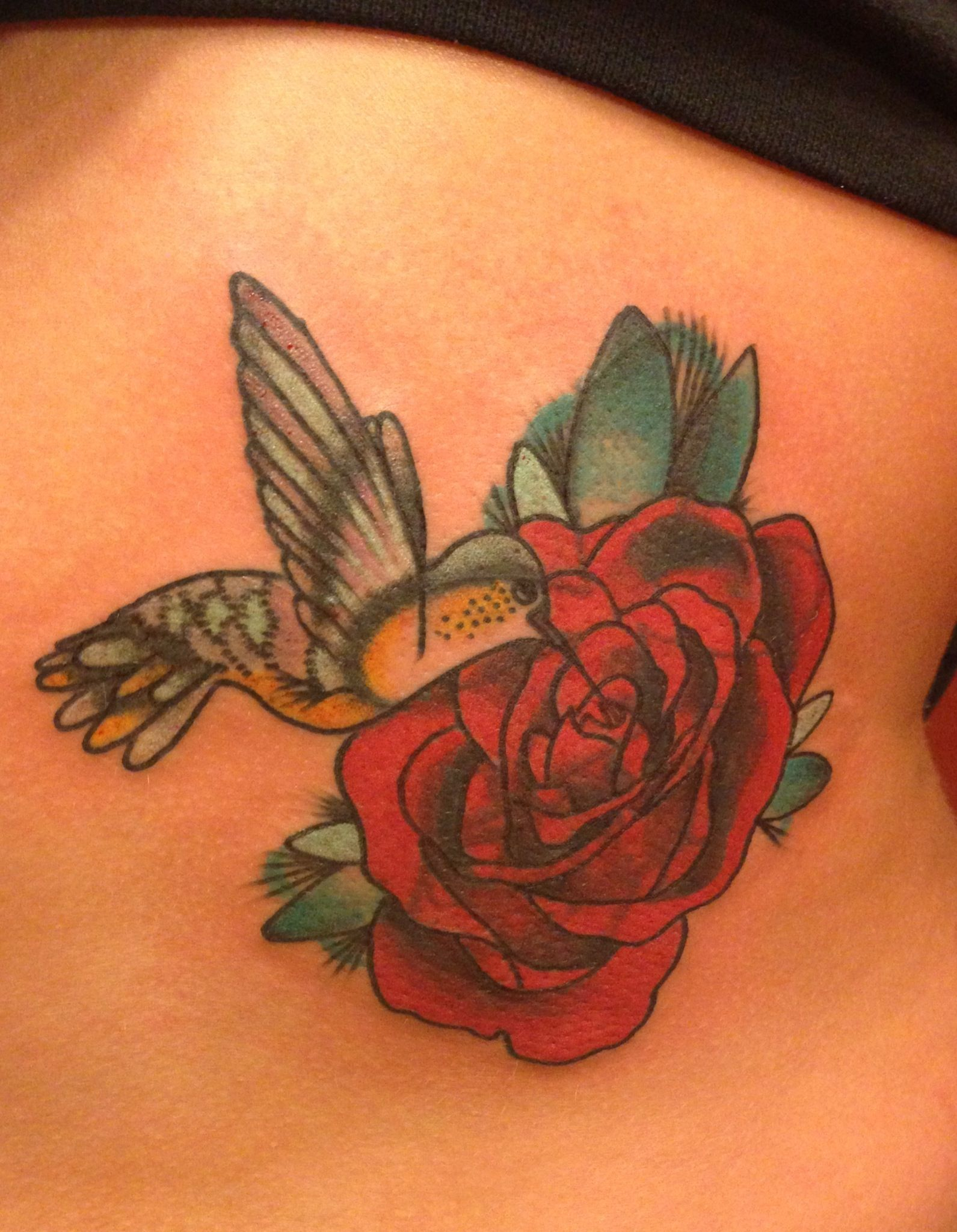 Rose And Hummingbird Tattoo Tattoos Hummingbird Tattoo Tattoos for size 1591 X 2047