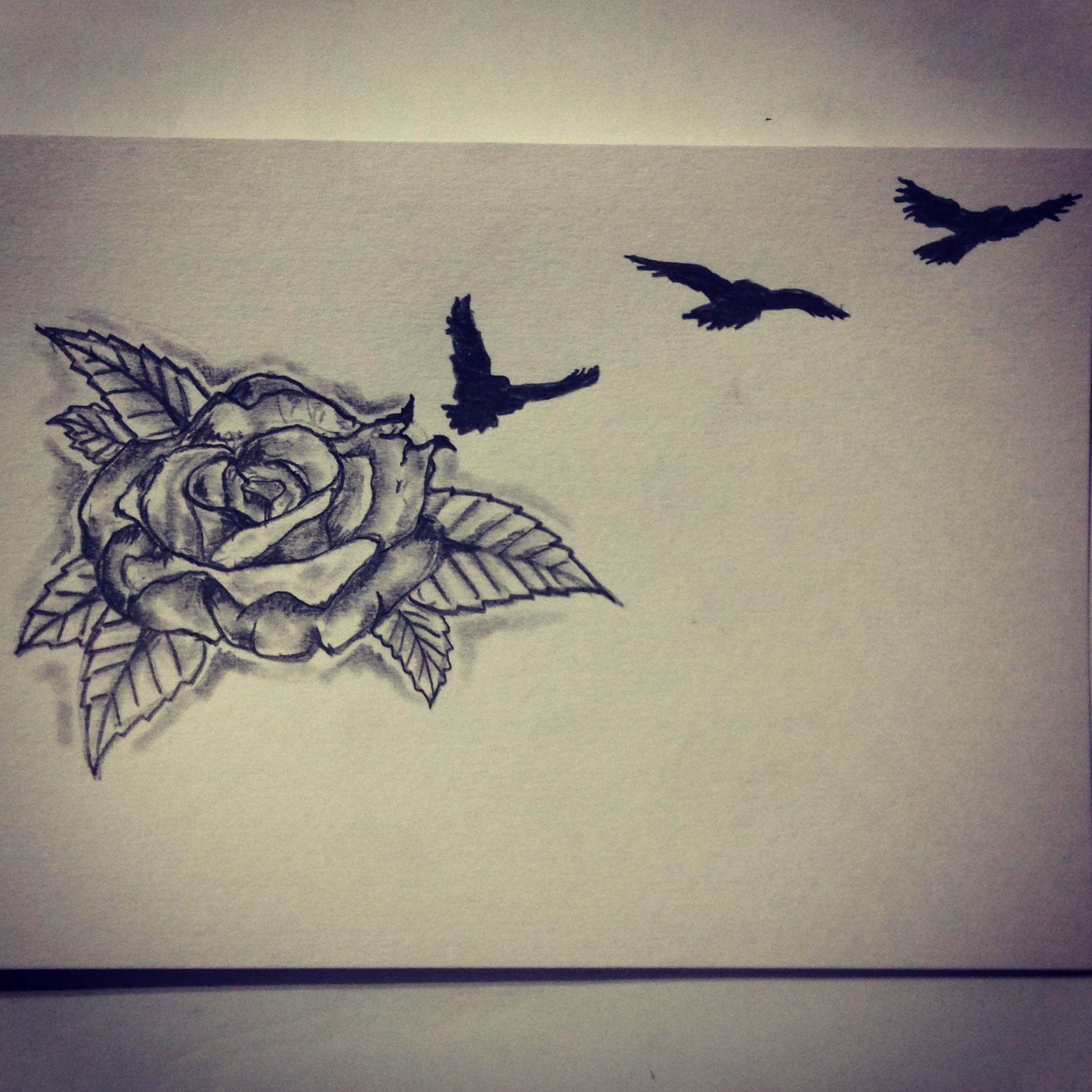 Rose Bird Tattoo Sketch D Tattoo Art Sketches All Pieces within proportions 2025 X 2025