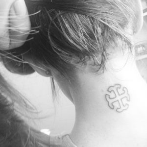 Saint Marys College French Cross Tattoo Because I Sparkle pertaining to dimensions 3120 X 3120