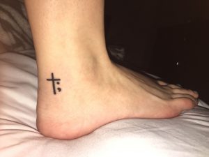 Semicolon Cross Tattoo Tattoos Tattoos Semicolon Tattoo Cross with dimensions 4032 X 3024