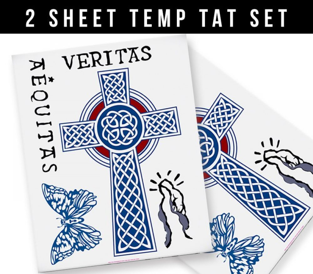 Set Of Official Bds Temporary Tattoos Boondock Saints throughout measurements 1000 X 875