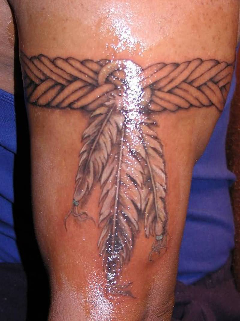 Shining Indian Armband Tattoo Design On Biceps Tattoos Book throughout proportions 800 X 1067