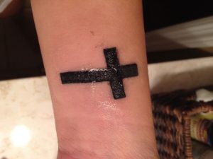 Sideways Cross Tattoo Ink Piercings Sideways Cross Tattoos in dimensions 2048 X 1536