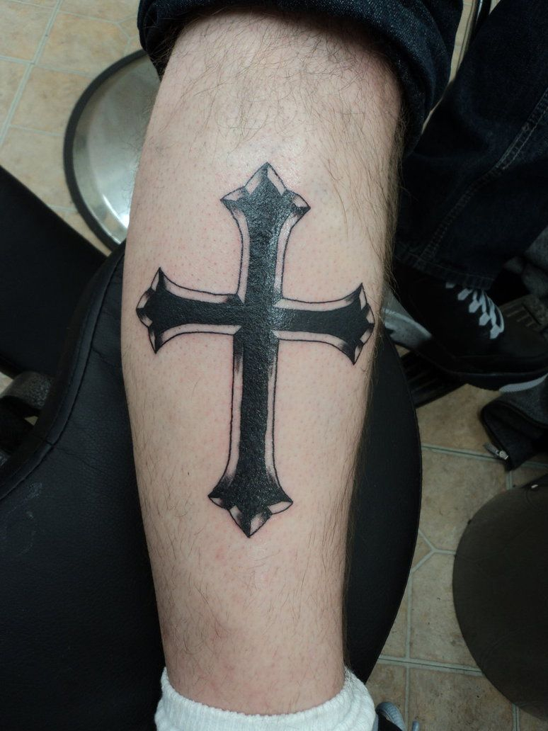 Simple Cross Tattoo To Coverup A Name Spellfire42489 On inside measurements 774 X 1032