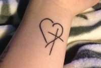 Simple Open Heart And Cross Tattoo Body Mods Simple Cross for proportions 2448 X 3264