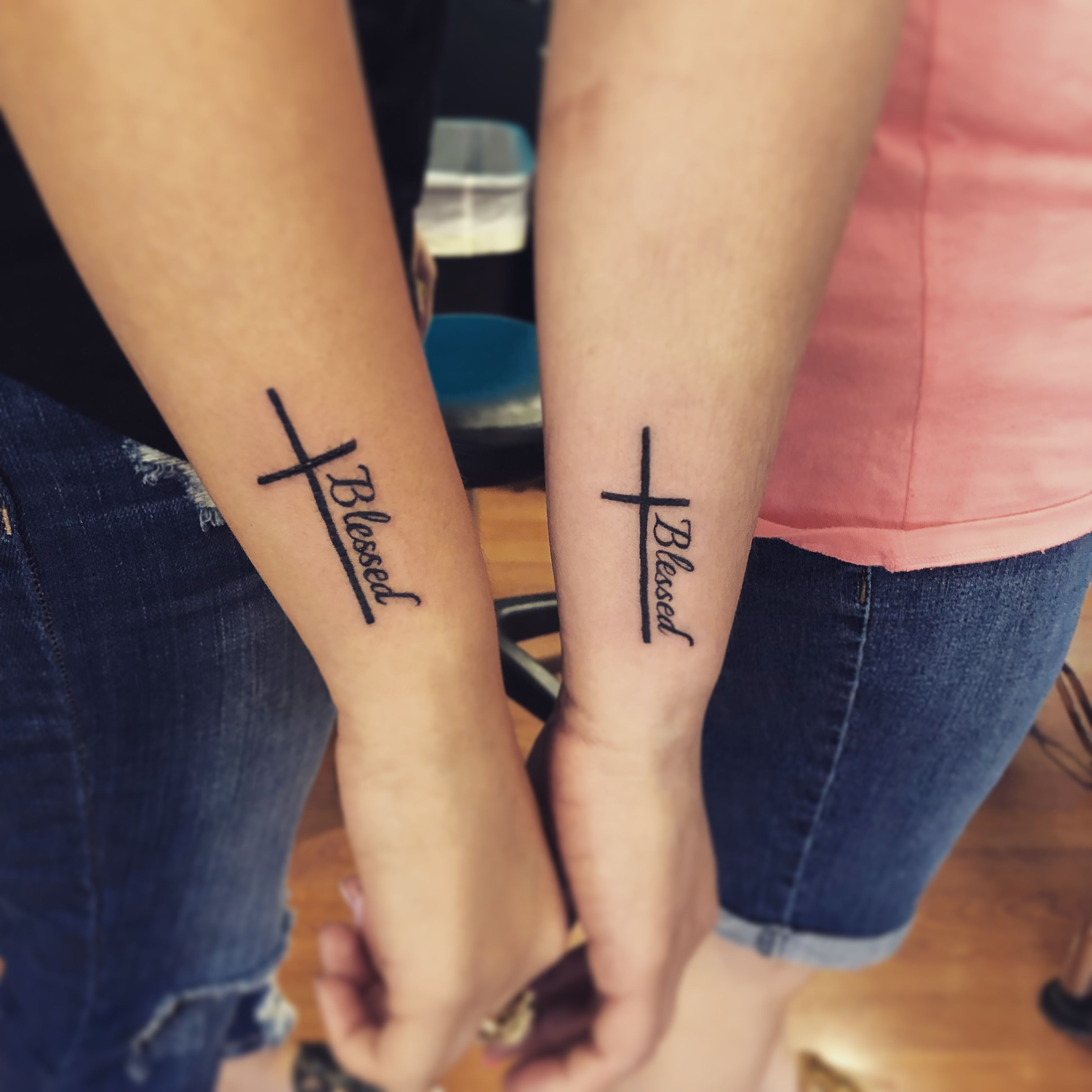 Sister Tattoo Cross Blessed Tattoos Verse Tattoos Blessed with sizing 3024 X 3024
