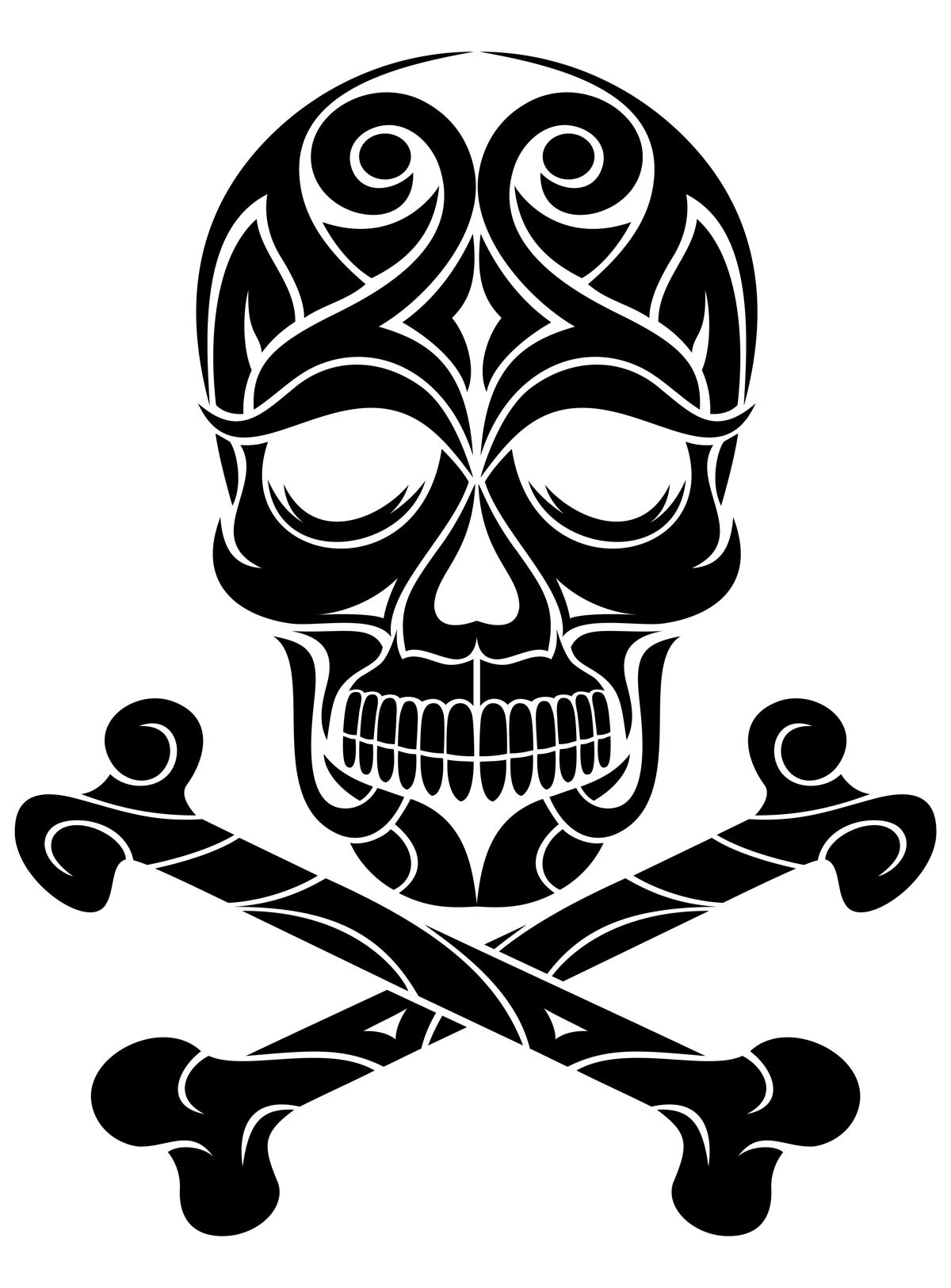 Skull And Crossbones Tattoos inside dimensions 1200 X 1625