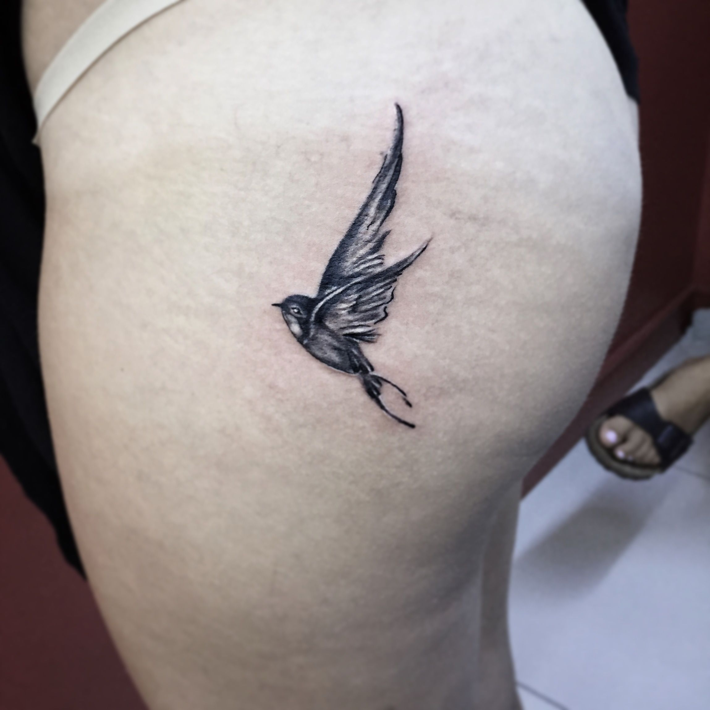 Small Bird Tattoo My Works Tattoos Piercings Leaf Tattoos with regard to proportions 2298 X 2298