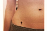 Small Christian Tattoo Of Cross On Hip For Woman Tattoo intended for sizing 1136 X 1136