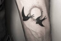 Sparrow Bird Sun Arm Tattoo Tattoo For Man Blackwork Tattoo throughout size 1000 X 1000