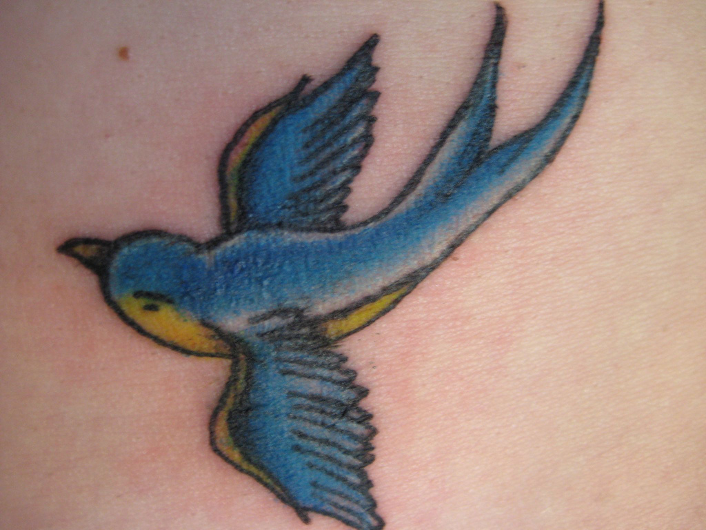 Yellow Bird Tattoo * Half Sleeve Tattoo Site