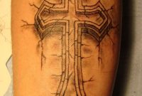 Stone Cross With Cracks Tattoo Ideas Cross Tattoo Designs intended for dimensions 800 X 1067