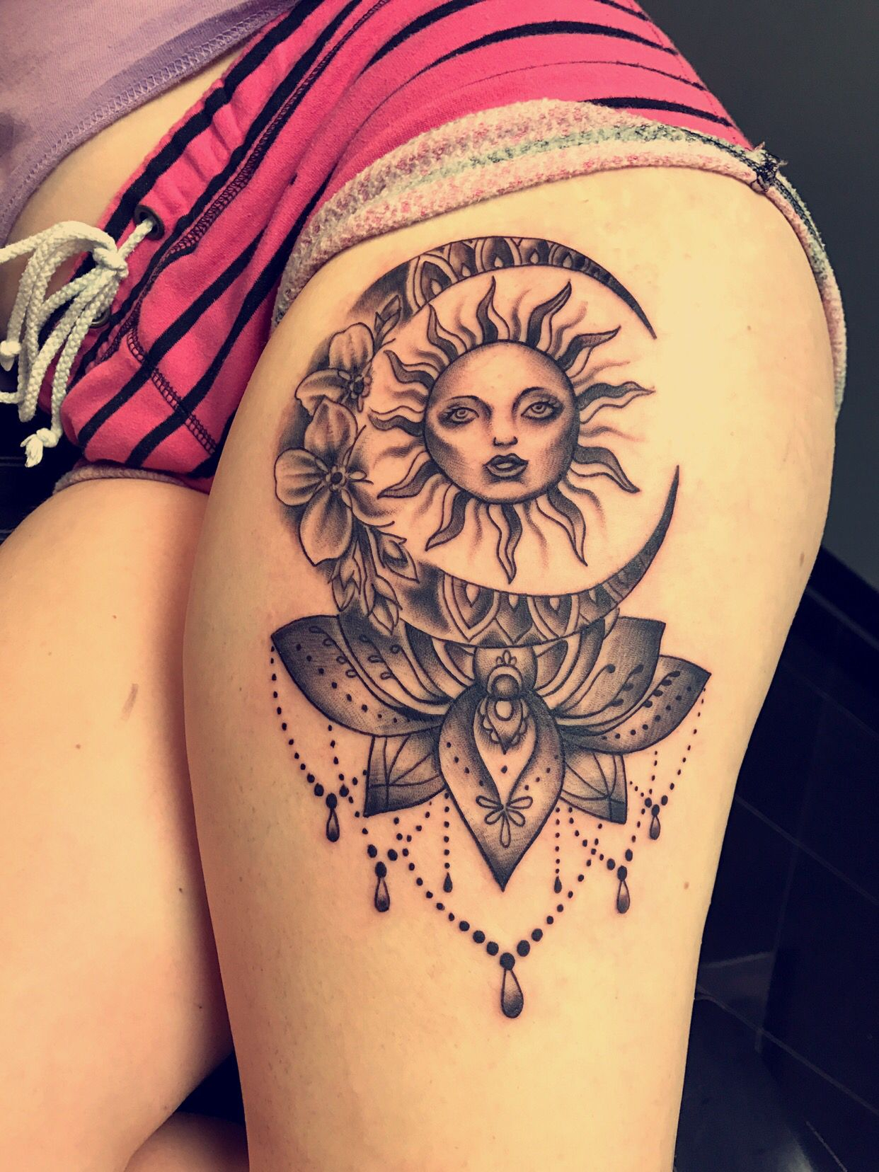 Sun And Moon Tattoo Sun And Moon Tattoo Tattoos Sun Tattoos intended for size 1242 X 1656