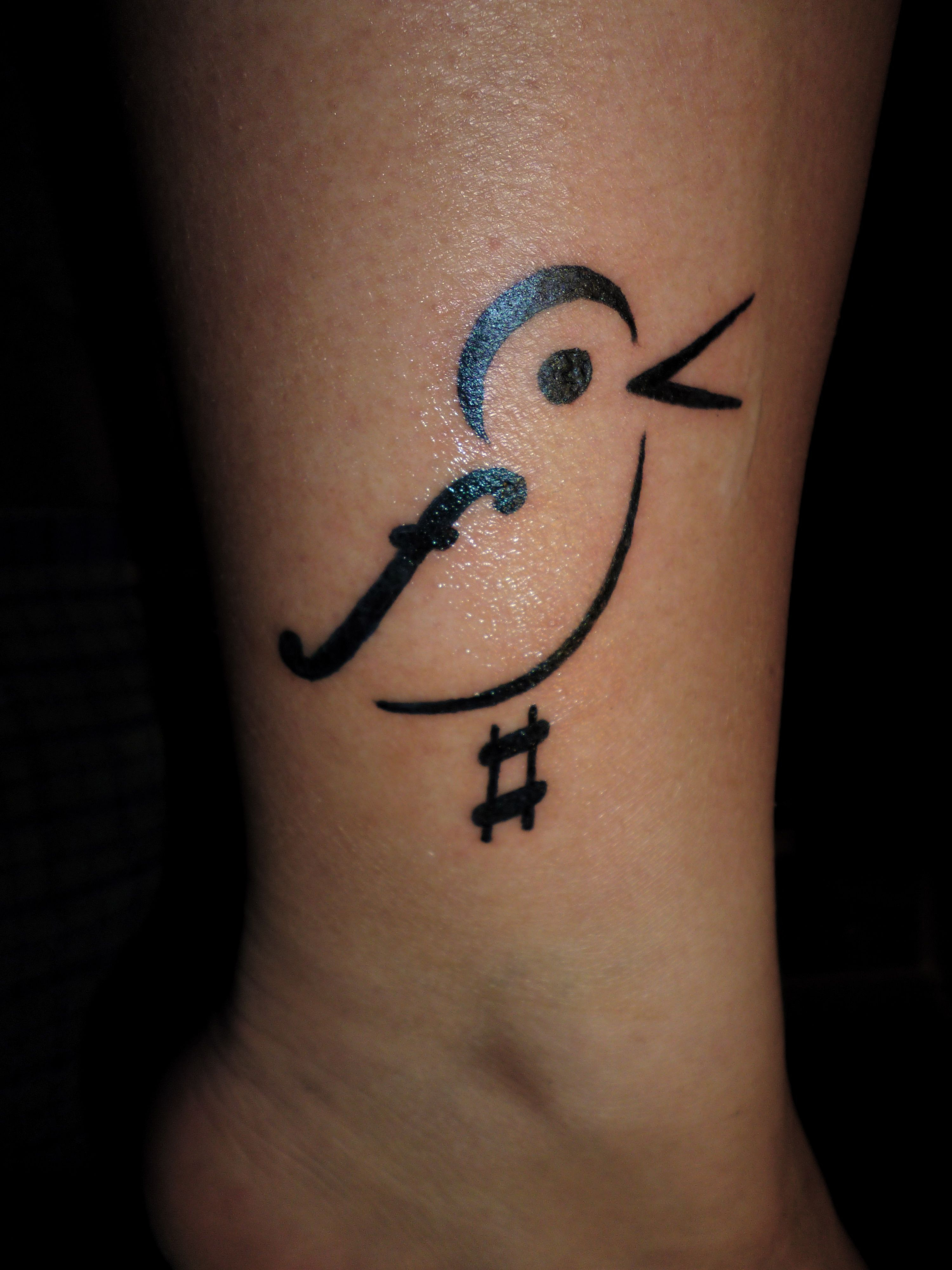 Tattoo Sing Like A Birdfor My Music Nerd Hesrt Maybe One Day pertaining to dimensions 3000 X 4000