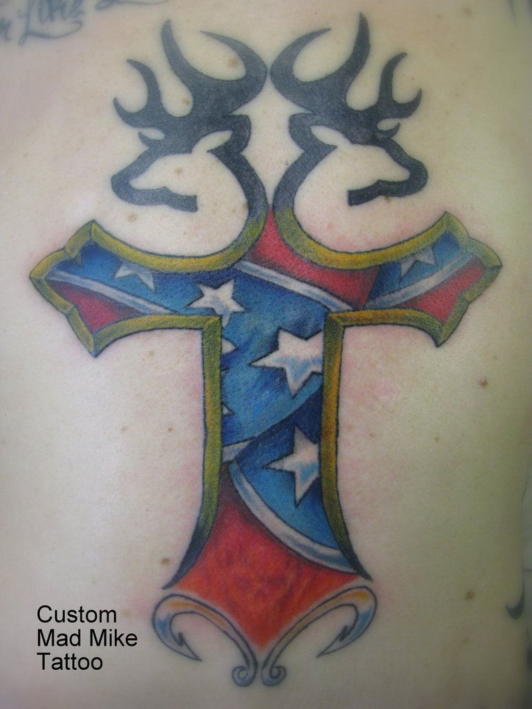 Tattoo Tattoos3 Rebel Flag Tattoos Cross Tattoo Designs throughout size 774 X 1032