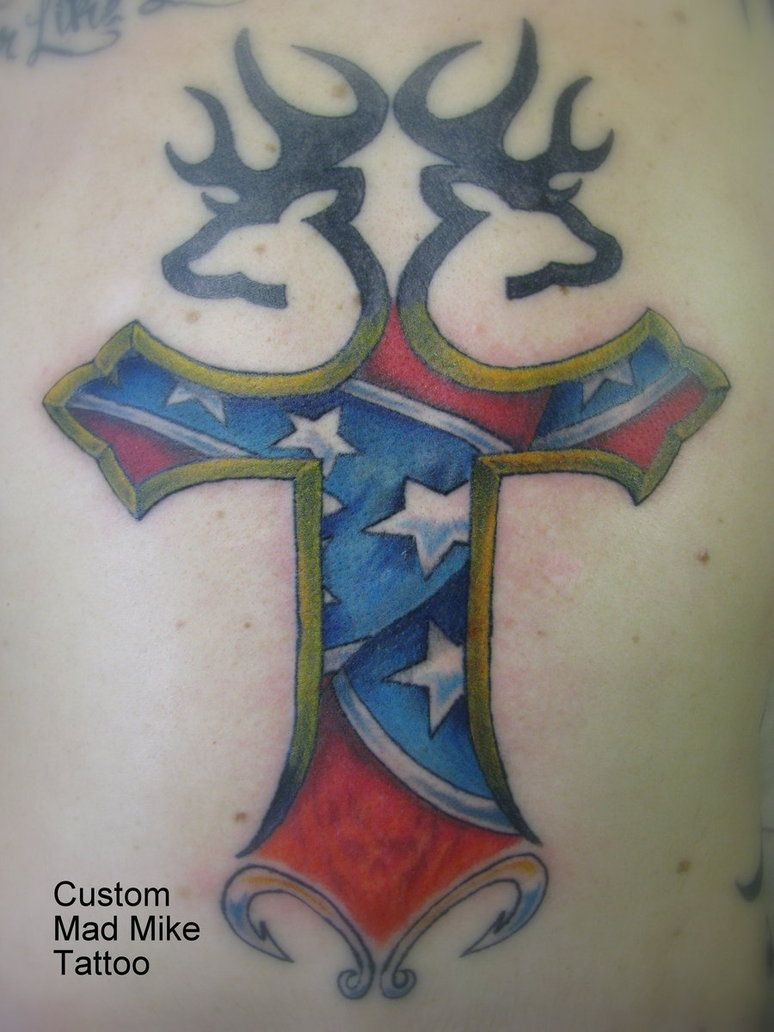 Tattoo Tattoos3 Rebel Flag Tattoos Cross Tattoo Designs with regard to size 774 X 1032