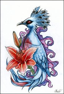 Tattoo That Is So Me Japanese Bird Parrot Tattoo Exotic regarding size 2408 X 3501