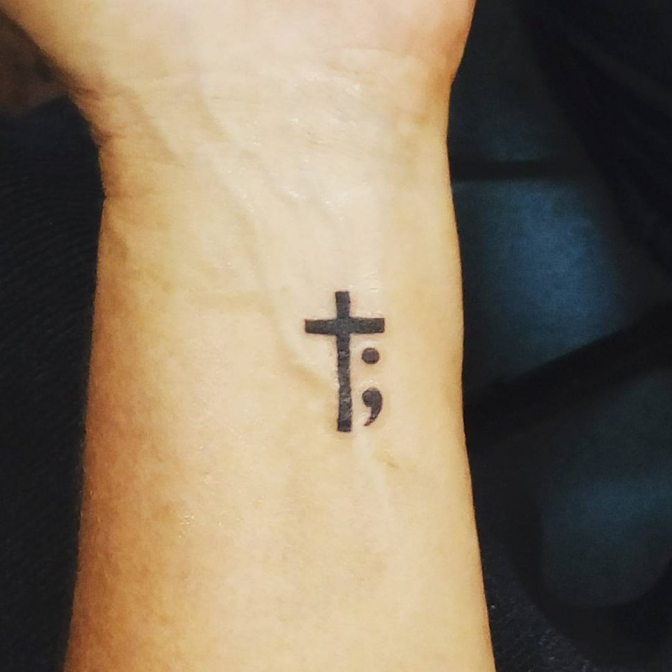 Tattoos Definition Of Semicolon Tattoo Define Meaning Cross And in measurements 970 X 970