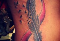 Tattoos With Bird And Breast Cancer Ribbon Show Me A Man With A regarding measurements 1024 X 1024