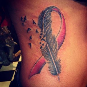 Tattoos With Bird And Breast Cancer Ribbon Show Me A Man With A regarding measurements 1024 X 1024