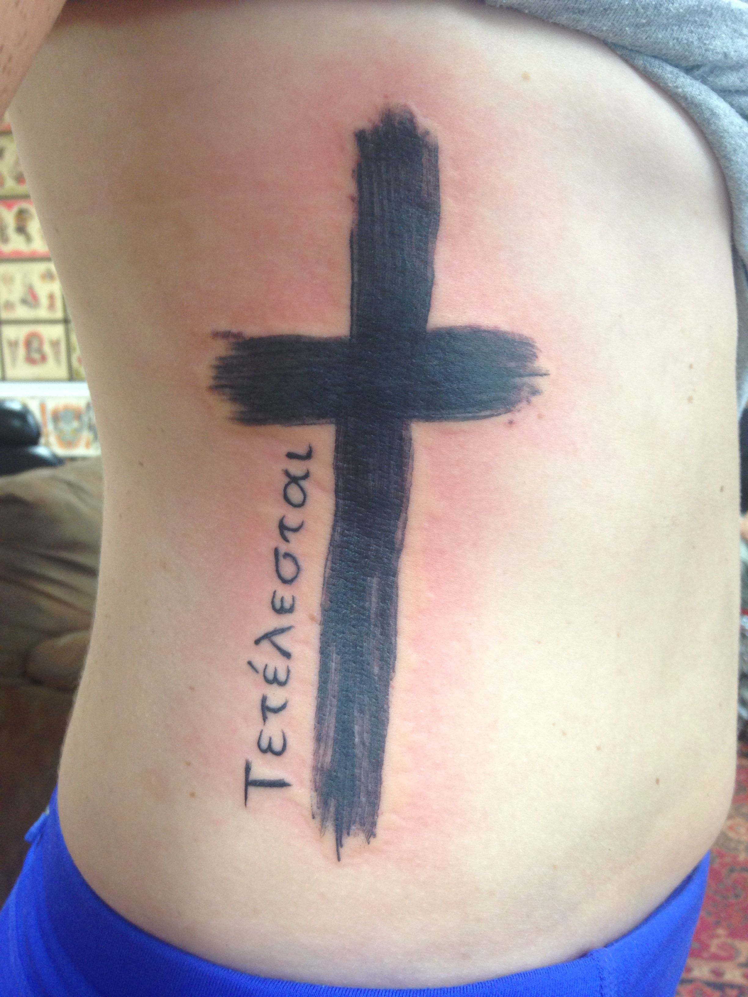 Tetelestai My Tattoo Inked Tattoos Jesus Tattoo Cross Tattoo inside sizing 2448 X 3264