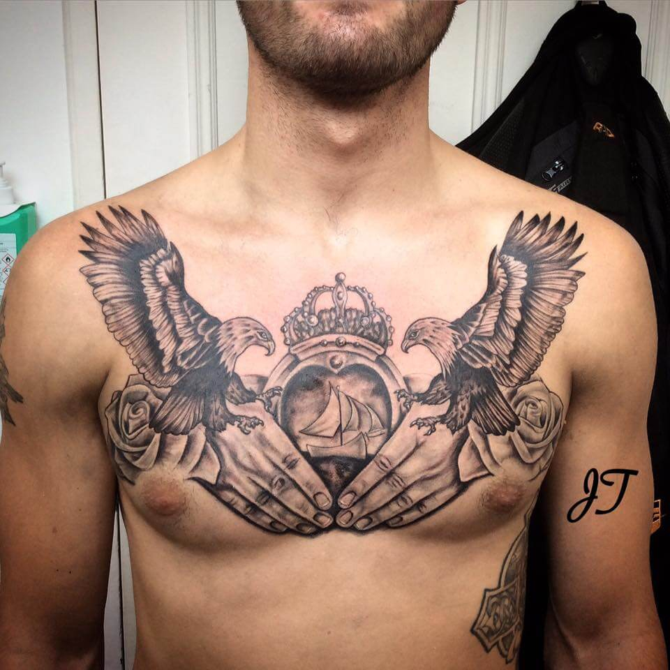 The 100 Best Chest Tattoos For Men Improb inside size 960 X 960