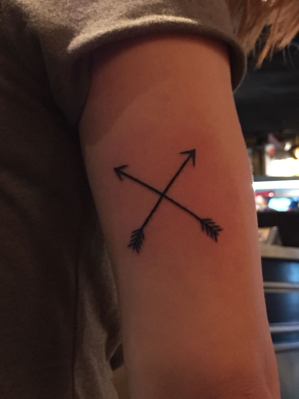 The Crossed Arrows Tattoo The Bestie And I Got Together throughout dimensions 1000 X 1334