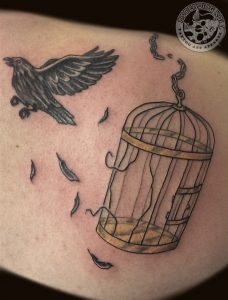 The Idea Of The Bird Breaking Free And The Cage Actually Looking for dimensions 1526 X 2012