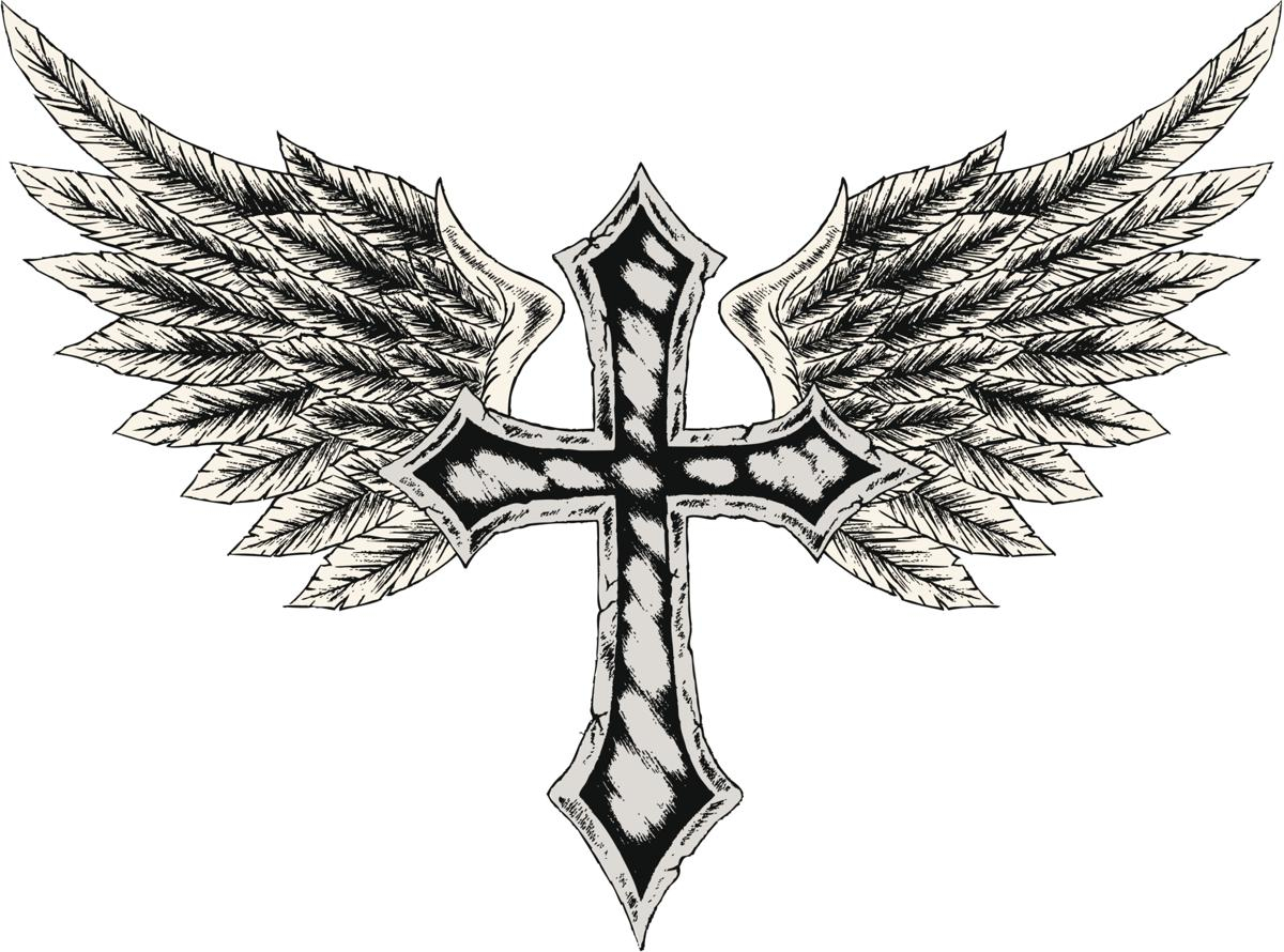 These Cross Tattoos With Wings Are Sure To Look Uniquely Ethereal intended for dimensions 1200 X 890